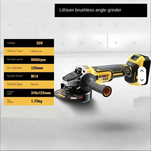 20V Cordless Brushless Angle 110mm/125mm Paddle Switch DIY <b>Machine</b> for Cutting DW-406 DW-406 - Product Image 3