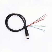 Fournisseur de câbles M12 Connecteur de capteur d'aviation personnalisé Femelle Droit M12 4 fils