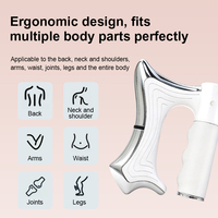 Masseur Électrique Portable pour Muscles, Outil de Thérapie Gua Sha Sans Fil, Appareil de Libération des Fascias par Vibration Chauffante pour Athlètes