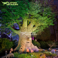 Arbre Parlant Animatronique d'Intérieur en Promotion pour Parcs d'Aventures, Centres Commerciaux et Parcs de Trampoline