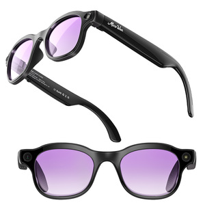 Lunettes Intelligentes MICROWEAR WAi3 avec Reconnaissance Visuelle IA, Appel Vidéo 1080P, Commande Vocale, Chargement Type-C, Monture en Plastique et Titane - Product Image 3