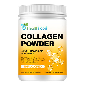Best Selling Collagen Powder Contains Vitamin C With Hyaluronic Acid Promotes Skin Elasticity Collagen <b>Supplement</b> Powder - Product Image 1