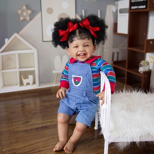 Full Body Poupe Newborn Realistic Boneca Bebe African <strong>Real</strong> Life <strong>Like</strong> Original Black Reborn <strong>Dolls</strong> - Product Image 5