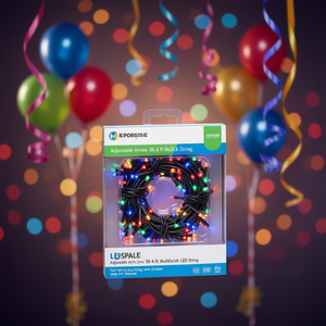 IkporGINE Adjustable Armrests 98.4 Ft Multicolor LED <b>String</b> Party <b>Lighting</b> With Durable PVC Material - Product Image 2