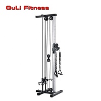 Peralatan Gym Rumahan, Rak Dinding Dual Cable Station dengan Sistem Katrol yang Dapat Disesuaikan, Mesin Cable Crossover, Menara Katrol Kabel