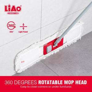 Mocio piatto spazzante per pavimento di scopa per polvere di spinta professionale in filato di cotone professionale LiAo <span class=keywords><strong>60cm</strong></span> - Product Image 4