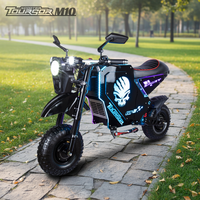 Envío Gratis desde Almacén en EE. UU., Scooter Eléctrico Todoterreno para Adultos de 72V 50Ah con Doble Motor, 14 Pulgadas, Batería de Litio, Neumáticos Anchos, Motocicleta Eléctrica