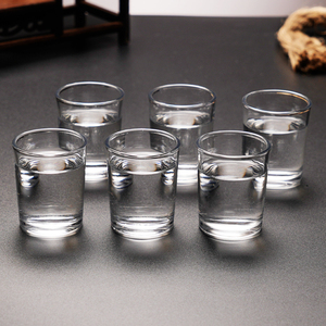 Verres à shot personnalisés avec logo, 80 ml, base lourde, verre à shot réutilisable transparent dans une boîte en papier personnalisée - Product Image 2
