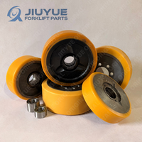 Nouvelle roue de charge robuste en PU 330*100-73mm avec roulement à billes et roulement à rouleaux pour la série CROWN ESR, usage commercial, référence 816357
