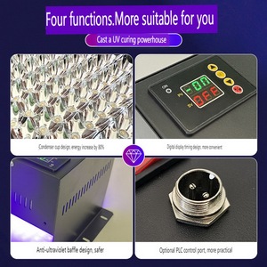 215 mét chiều dài 1000 Wát hiệu ứng ánh sáng 395nm <span class=keywords><strong>UV</strong></span> LED chữa đèn lụa Màn hình in ấn Máy sấy băng tải - Product Image 6