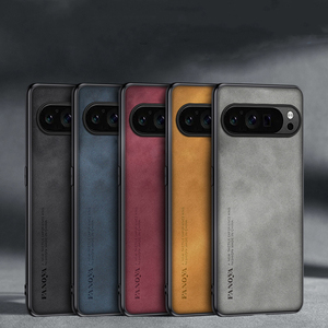 Étui de Téléphone Professionnel en Cuir de Mouton de Luxe pour Google <span class=keywords><strong>Pixel</strong></span> 9 8 7 <span class=keywords><strong>6</strong></span> Pro Coque Arrière Mobile - Product Image 1