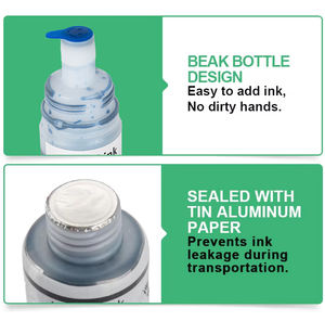 INK-POWER <span class=keywords><strong>774</strong></span> 7741 T774 T7741 <span class=keywords><strong>Tinta</strong></span> de Pigmento Premium Negra Compatible en Botella para Recarga de Inyección de <span class=keywords><strong>Tinta</strong></span> Ecológica para Impresora <span class=keywords><strong>Epson</strong></span> L605 - Product Image 6