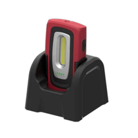 Chargement sans fil Lampe de poche portable 6W 450 lumens étanche lampe de travail led amovible rechargeable avec aimant