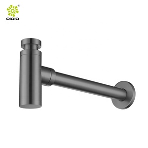 Watermark Vòng chai bẫy 32/40mm 304 thép không gỉ Pop Up <span class=keywords><strong>Siphon</strong></span> với cống tường rửa lưu vực <span class=keywords><strong>Siphon</strong></span> ẩn chất thải ống cống - Product Image 6