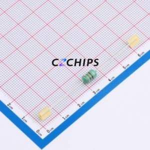 Inductor de Anillo de Color EC0510-332K / Componente de Orificio Pasante (THT), D5xL11mm 3.3mH 10% 62mA 50Ohm - Product Image 1