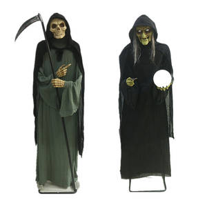 Decorazione a grandezza naturale Animatronic Halloween puntelli carnevale Animatronic Witch puntelli - Product Image 1