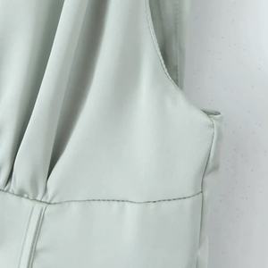 Vestido de Verano Sexy Estampado sin Mangas con Cuello en V para Mujer, Mini Vestido Casual de Moda, Vestido Ajustado con Cuello en V Francés, Estilo Corsé - Product Image 5