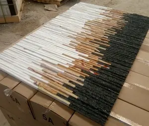 Fabrik Direkt verkauf Außen deko Kultur gestapelt Steinmauer Furnier Blätter Fliesen