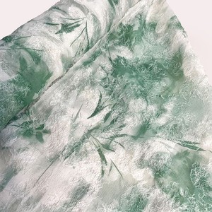 Custom 3D Watercolor Floral 100% Polyester Jacquard <strong>Fabric</strong> <strong>Medium</strong> Weight 40S40S Yarn Count Soft Structured for Wedding Dresses - Product Image 6