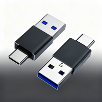Adaptador USB 3.0 Hembra a Macho, Convertidor de Extensión de Alta Velocidad, Acoplador USB A Macho a Hembra para Laptop, PC, Extensor de Cable