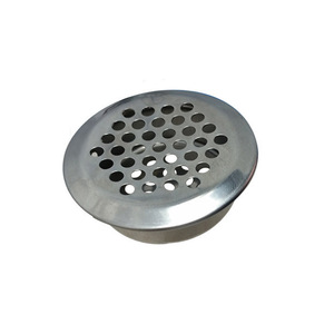 Stainless Steel <b>Ventilation</b> Cover Round Mesh <b>Grill</b> For Wardrobe Cabinet Furniture Wall Mount Detachable Design - Product Image 5