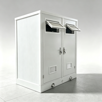 Toilettes mobiles portables individuelles et doubles, lavatoires extérieurs portables, toilettes préfabriquées sur mesure pour l'extérieur