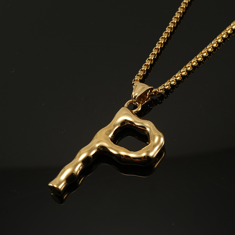 Gold single pendant-P