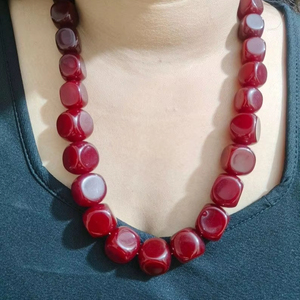 Nouveau collier en résine tendance pour femmes, collier de plage estival coloré à fleurs, bijoux disponibles - Product Image 1