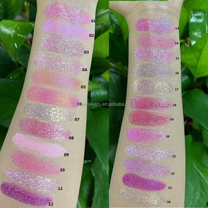 กลิตเตอร์ประกายแวววาวผงทาเล็บสีชมพูแวววาวผงอายแชโดว์แบบหลวมแบบวีแกน - Product Image 3