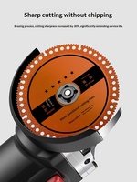 Disque de coupe composite multifonction en alliage de diamant industriel 100 mm pour meuleuse d'angle - Coupe acier/métal/pierre/bois/plastique