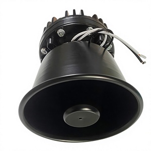 Klaxon d'alarme pour voiture 12V 24V 400W, haut-parleur puissant universel, couvercle en aluminium noir, aimant interne, haut-parleur d'avertissement - Product Image 4