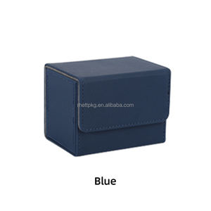 Boîte de jeu en cuir personnalisée pour cartes à collectionner TCG <span class=keywords><strong>MTG</strong></span> Yu-Gi-Oh, boîte de rangement carrée flexible en PU - Product Image 4