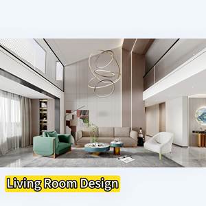 Service de design d'intérieur 3D pour les plans de maisons de luxe modernes applicables aux villas ateliers gymnases cuisines - Product Image 1