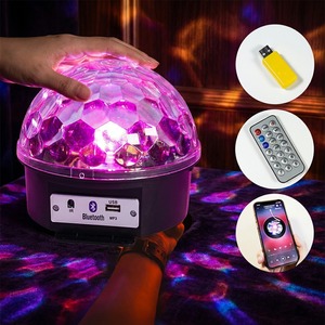Lámpara de Bola Mágica LED Crystal Sun, Lámpara de Bola de Discoteca para Fiestas, Bola Mágica OVNI de Colores - Product Image 2