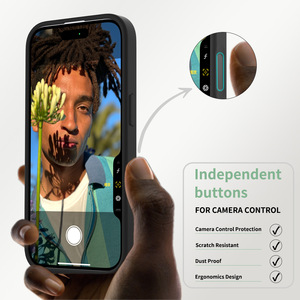 Factory Direct Durable Hard <b>PC</b> Soft TPU Bumper Phone Case Anti Slip Anti Scratch <b>Camera</b> Lens Protection with Stand <b>for</b> iphone - Product Image 6