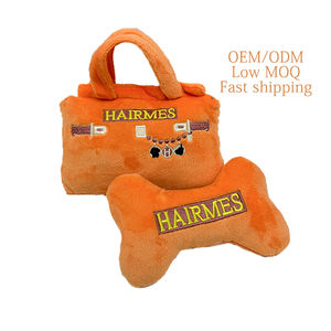 OEM/ODM eco-friendly cane giocattolo da masticare basso MOQ di lusso giocattolo squittio suono giocattoli per animali domestici - Product Image 1