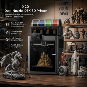 UK/EU Version Lab X2d 3D Printer <b>Enclosure</b> Dual Extruder Automatic Auto Leveling X2D Is Designed for Continuous Production - Product Image 5