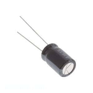 ตัวเก็บประจุ680 UF แบบมีรู16PX680MEFC8X11.5รัศมี680 UF 16V 20% จากผู้จัดจำหน่ายที่ได้รับอนุญาต - Product Image 1