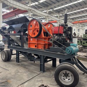 Fabrika Fiyatı Madencilik Makinesi PE250x400 Mobil Kaya Kırıcı Makinesi Portatif Mini Küçük Çeneli Kırıcı - Product Image 1