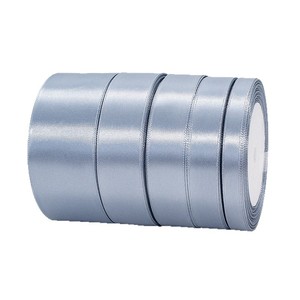 Beihai Satin Ribbon 1 Cm 2 Cm 2.5 Cm 4 Cm Smoky Blue Gift Wrapping Wedding Decorations - Product Image 5