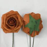 Rose en mousse PE teinte multiplateforme, très vendue, pour la Saint-Valentin, arche, bouquet de mariée, décoration florale pour la maison, utilisation en gros