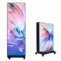 Écran LED portable intelligent pour publicité intérieure P1.2, affichage d'affiches LED pour centre commercial 640x1920mm