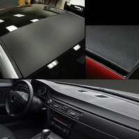 Film vinyle en fibre de carbone 6D pour voiture, rouleau d'autocollants, décalcomanie de logo intérieur, feuille d'emballage, console pour ordinateur portable et téléphone