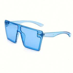 Gafas de Sol de Moda con Degradado de Color Caramelo, Montura Cuadrada Extra Grande para Mujer, 2021 - Product Image 6