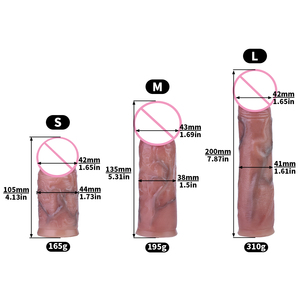FRRK 176 datar pria Chastity kandang dengan silikon 7.87 inci <span class=keywords><strong>Dildo</strong></span>.sissy Chastity sabuk, terbalik Chastity Cage dengan <span class=keywords><strong>Dildo</strong></span> BDSM Set - Product Image 4