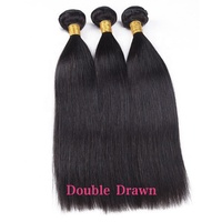Extensions de cheveux humains vierges bruts vietnamiens de qualité 12A, double tirage, avec closure, non traités, pour professionnels