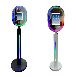 Portable Selfie <b>Stand</b> Ipad Photo Booth Combined With Quality Salt with Led Fill Light Portable Selfie <b>Mirror</b> Ipad Photo Booth - Product Image 2
