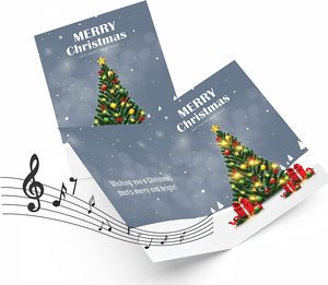 Tarjeta musical divertida que <span class=keywords><strong>no</strong></span> se detiene, tarjetas navideñas musicales, tarjeta musical sin fin - Product Image 1