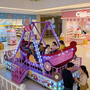 Équipements de manège de parc d'attractions d'<span class=keywords><strong>occasion</strong></span> durables et résistants à la corrosion, <span class=keywords><strong>bateau</strong></span> <span class=keywords><strong>pirate</strong></span> en plein air pour la revente - Product Image 1