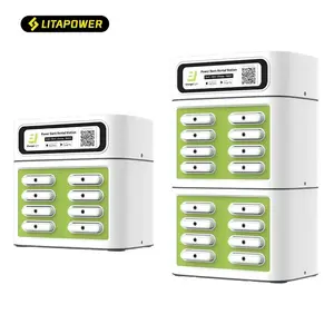 New Trending Products Mobile Phone Charging 8slots power bank sharing power bank rental station without power banks